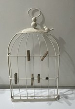 METAL BIRDCAGE WALL HANGING