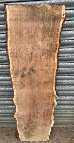 Live edge burr oak - edge, timber