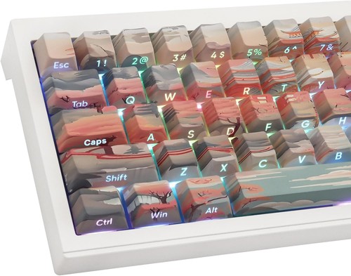 Sunzit pbt keycaps - pbt, 135