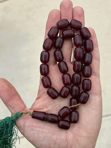 Antique cherry amber bakelite - antique,