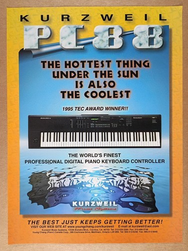 1997 kurzweil pc88 digital - 1997,