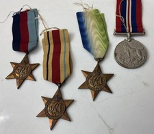 VINTAGE WW2 MEDAL GROUP 1939 -
