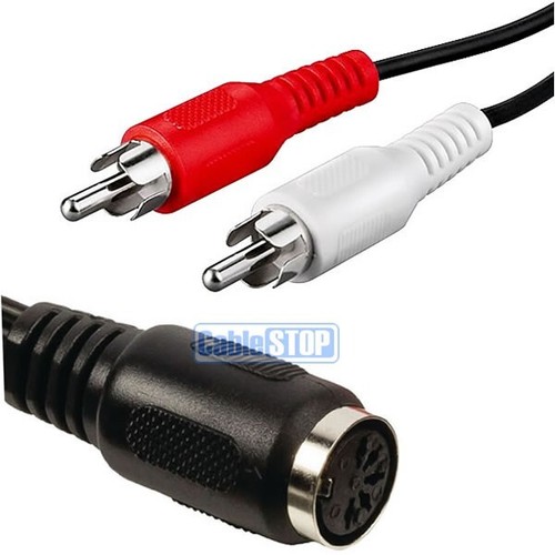 Pin din female socket to - pin,