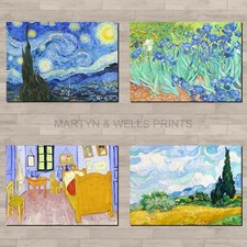 Vincent van Gogh prints. A4