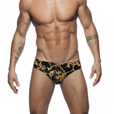 Men's Printed Swim Thong Sexy