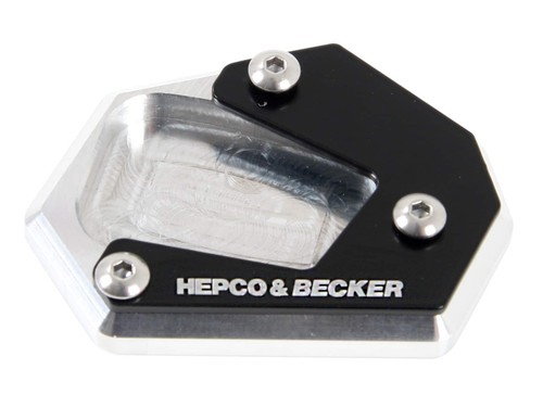 Side stand plate - stand, silver/black