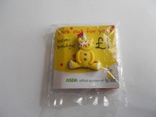 Pudsey Bear,children in need,sealed rubber pin Badge