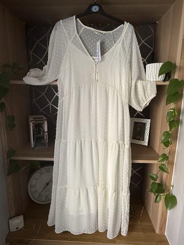 Cream chiffon swiss - cream,