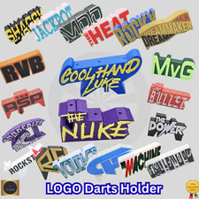 LOGO Darts Holder/Stand Luke Littler, The Asp, CoolHands, SnakeBite, Voltage etc