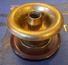 Rare Antique WW2 Trench Art Candle Stick Holder Army Military Ornament Brass