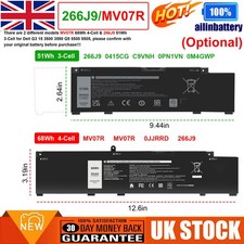 ✅266J9/MV07R Battery for