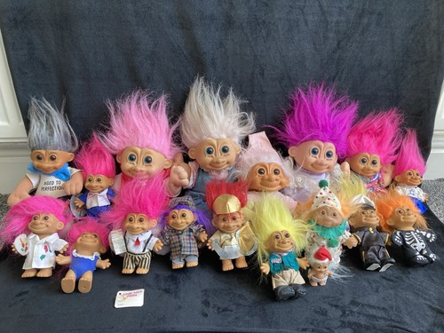 Vintage russ troll dolls - x,
