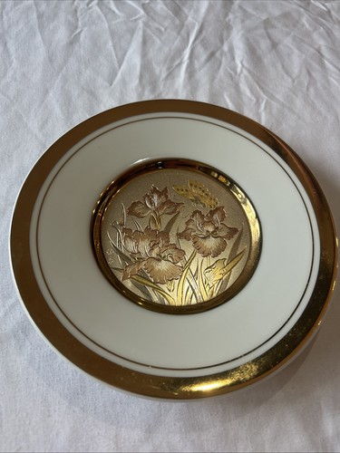 Vintage decorated plate the - vintage, plate,