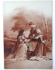 ORIGINAL c1898 VIVIEN & MERLIN, SOPHIE LOTHROP & WILLIAM HALL WALKER PHOTO 14.5"