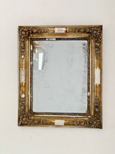 Antique french distressed gilt - distressed,