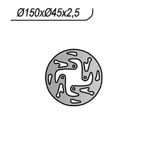 Rear brake disc - disc, tr