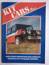 KIT CAR & SPECIALS Magazine - Autumn 1981 GTM, Mini Scamp, VW Buggy, Kelmark GT