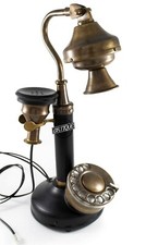Antique Brass Phone