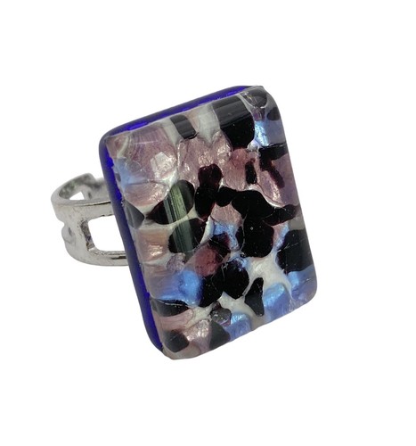 Murano glass ring - glass, ring,