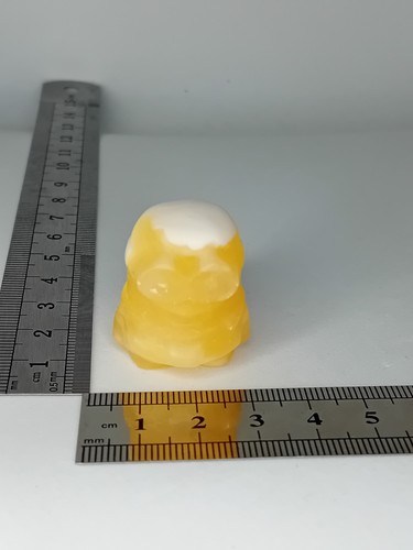 Small yellow calcite crystal - small,