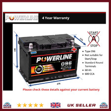 Battery fits PEUGEOT 308 208