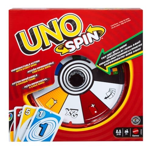 Mattel uno spin boardgames - mattel, /boardgames