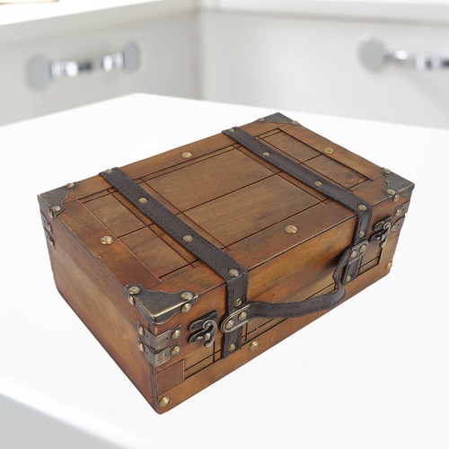 Wooden chest vintage - wooden,