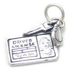 Driver License sterling silver