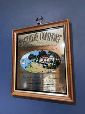 vintage Mancave Retro southern comfort Bar Style mirror 9x10 In