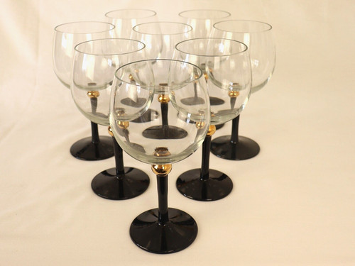 Lead crystal wine glasses - lead,