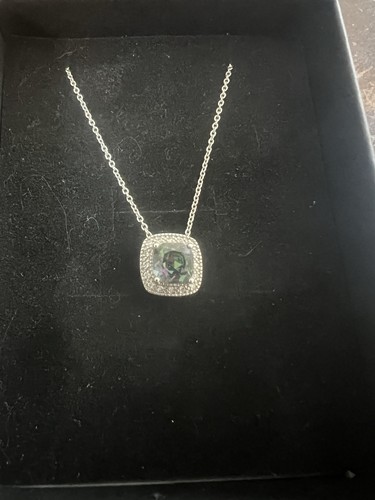 Mystic topaz square flower - topaz,