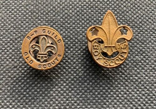 Vintage scout badges two - scout,