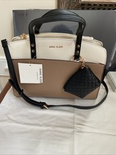 Anne Klein Tan Cream and Black