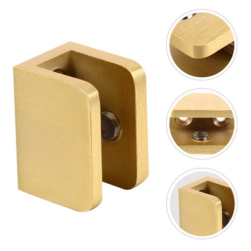 2pcs glass shelf bracket - glass,