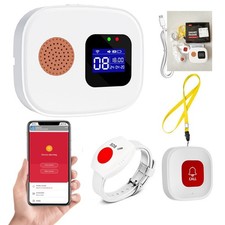 SOS Alarm Caregiver Pager Elderly Tuya SmartLife APP WiFi Call Buttons Wrist, UK
