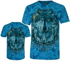 Wolves in a Dream Catcher Moon