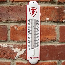 FIRESTONE ENAMEL THERMOMETER