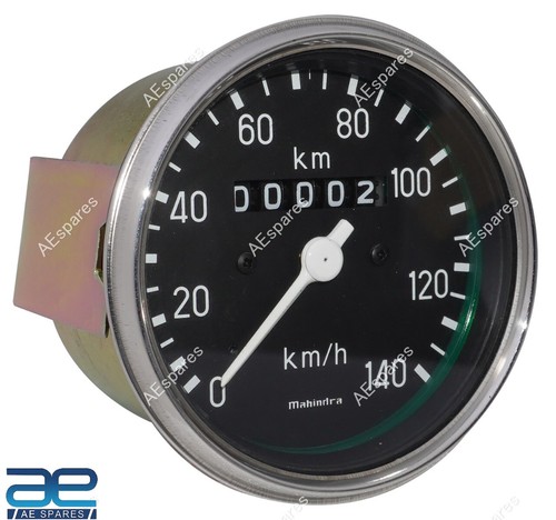 Black face 140 kph speedometer - face,