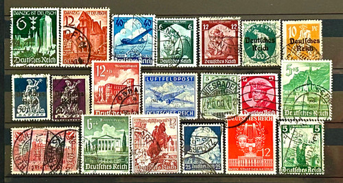 German classic stamps lot - -,