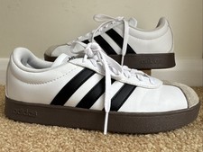 Adidas VL Court 3.0 Base Shoes UK 4 EU 36.5 White