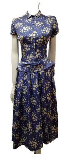 Vintage 1940s draped dangling - vintage,