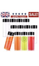 12xPlastic 400ML Empty Bottles Reusable for Smoothie Water Juice Milk 