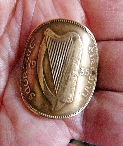 Walking stick badge - 1935, irish