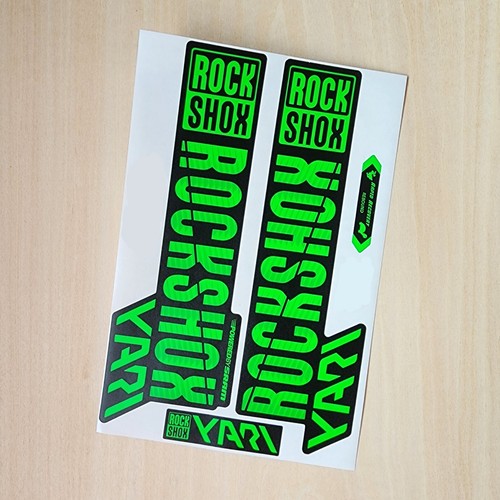 Rockshox yari fork stickers - rockshox,