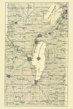 1900 Map of Lake Winnebago