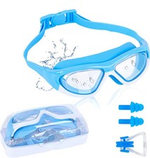 Kids Anti-Fog Swimming Goggles Pool Swim Adjustable Glasses Children Boys Girls