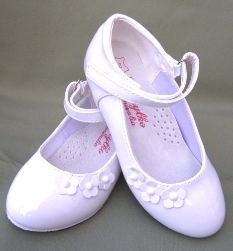 New girls white leather - white,