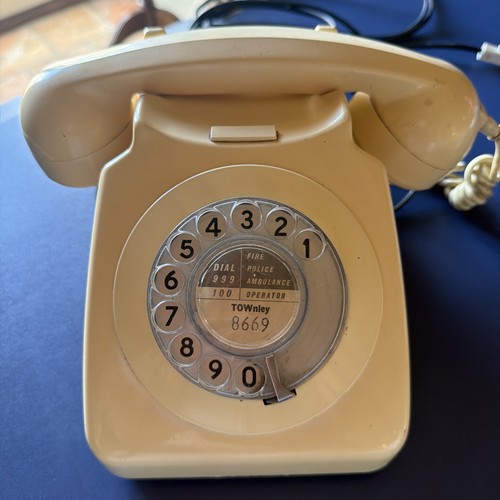 Vintage rotary telephone gpo - vintage,