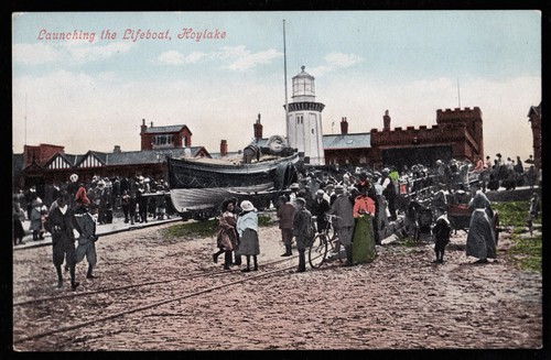 Launching the lifeboat - the,