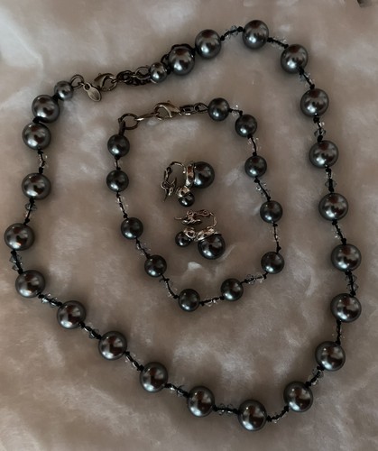 Vintage monet black faux - monet,